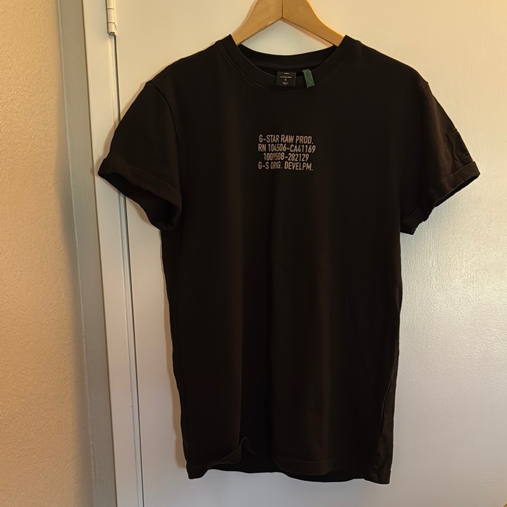 G-Star Black Short Sleeve Tee Essential Casual Wear